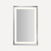 Robern Sculpt Lighted Mirror, 27” x 43” x 2-5/16”, Chamfer Museum Frame, Perimeter Light Pattern, Warm White (3000K), Di