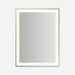 Robern Sculpt Lighted Mirror, 31” x 41” x 2-1/4", Slim Museum Frame, Perimeter Light Pattern, Warm White (3000K), Dimmab