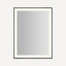 Robern Sculpt Lighted Mirror, 31” x 41” x 2-1/4", Slim Museum Frame, Perimeter Light Pattern, Warm White (3000K), Dimmab
