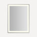 Robern Sculpt Lighted Mirror, 31” x 41” x 2-1/4", Slim Museum Frame, Perimeter Light Pattern, Warm White (3000K), Dimmab