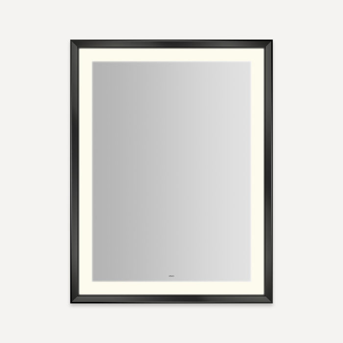 Robern Sculpt Lighted Mirror, 33” x 43” x 2-5/16”, Chamfer Museum Frame, Perimeter Light Pattern, Warm White (3000K), Di