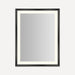 Robern Sculpt Lighted Mirror, 33” x 43” x 2-5/16”, Chamfer Museum Frame, Perimeter Light Pattern, Warm White (3000K), Di
