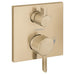 hansgrohe Pressure Balance Trim Square with Diverter