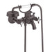 AXOR Montreux 2-Handle Wall-Mounted Tub Filler with Cross Handles and 1.8 GPM Handshower