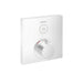 hansgrohe ShowerSelect Thermostatic Trim for 1 Function, Square