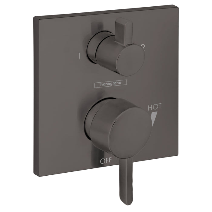 hansgrohe Ecostat Pressure Balance Trim Square with Diverter