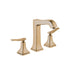 hansgrohe Metropol Classic Widespread Faucet 160 with Lever Handles and Pop-Up Drain, 1.2 GPM
