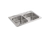 Sterling 11400-3 Southhaven 33" Top-mount Double-bowl Kitchen Sink