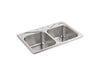 Sterling 11850-4 Southhaven 33" Top-mount Double-bowl Kitchen Sink