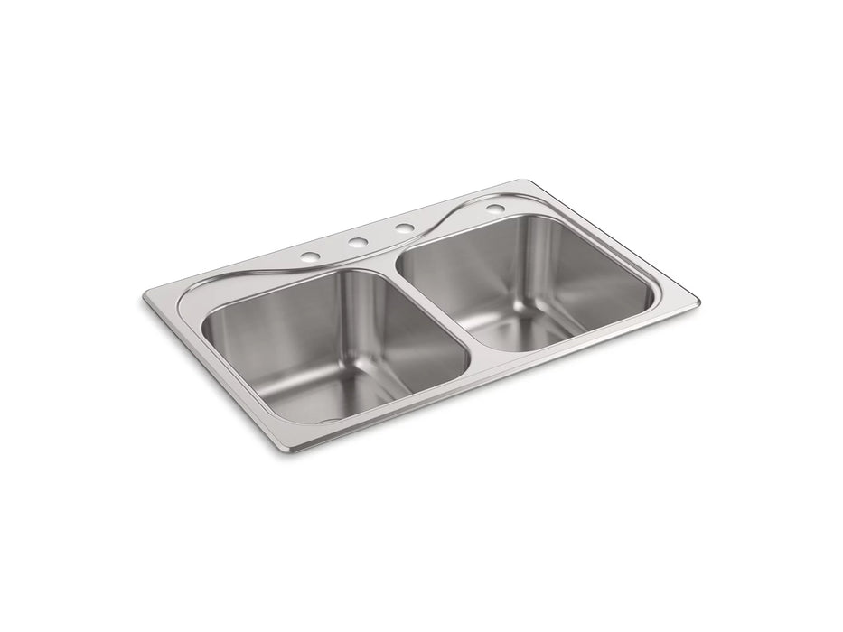 Sterling 11850-4 Southhaven 33" Top-mount Double-bowl Kitchen Sink