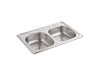 Sterling 14633-4 Middleton 33" Top-mount Double-bowl Kitchen Sink