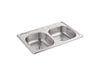 Sterling 14633-3 Middleton 33" Top-mount Double-bowl Kitchen Sink