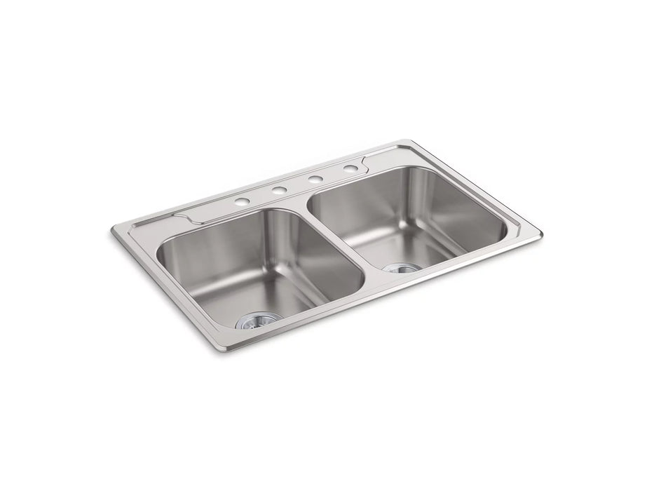 Sterling 14707-4 Middleton 33" Top-mount Double-bowl Kitchen Sink