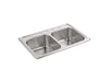 Sterling 14708-4 Middleton 33" Top-mount Double-bowl Kitchen Sink