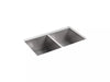 Sterling 20024-PC Ludington 32" Undermount Double-bowl Kitchen Sink wi
