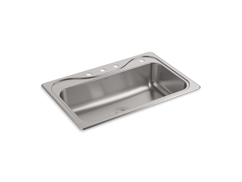 Sterling 24912-4 Southhaven 33" Top-mount Single-bowl Kitchen Sink