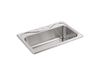 Sterling 37047-3 Southhaven 33" Top-mount Single-bowl Kitchen Sink