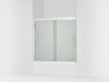 Sterling 39347-8D3 Finesse Peak 55-1/8" H Sliding Bath Door with 5/16"