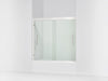 Sterling 39347-8L Finesse Peak 55-1/8" H Sliding Bath Door with 5/16"-