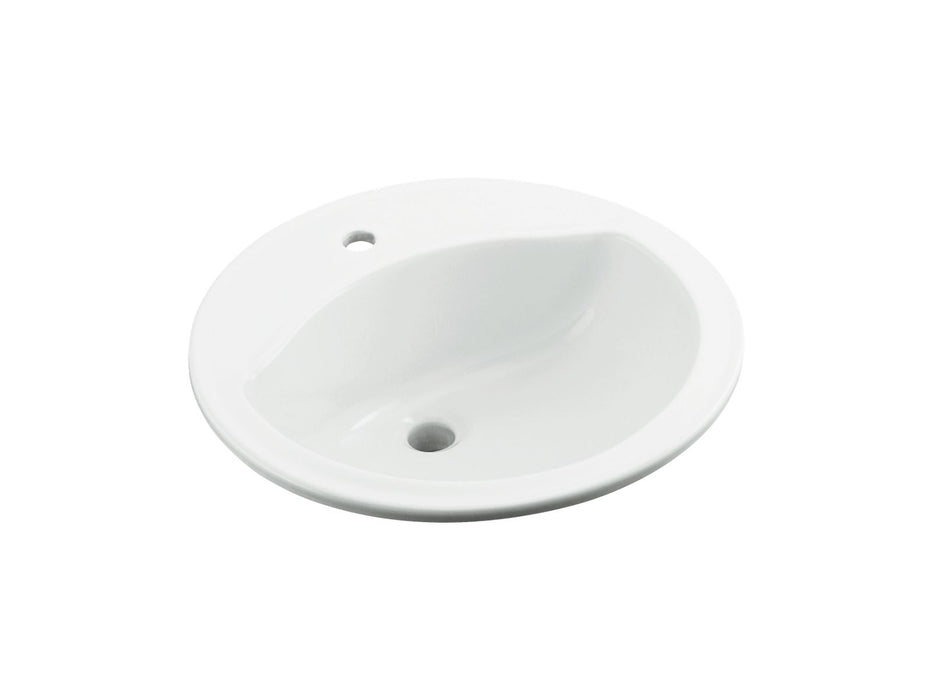 Sterling 441901 Modesto 19" Round drop-In Bathroom Sink
