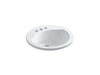 Sterling 441904 Modesto 19" Round drop-In Bathroom Sink
