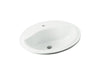 Sterling 442001 Sanibel 20" Oval Drop-in Bathroom Sink