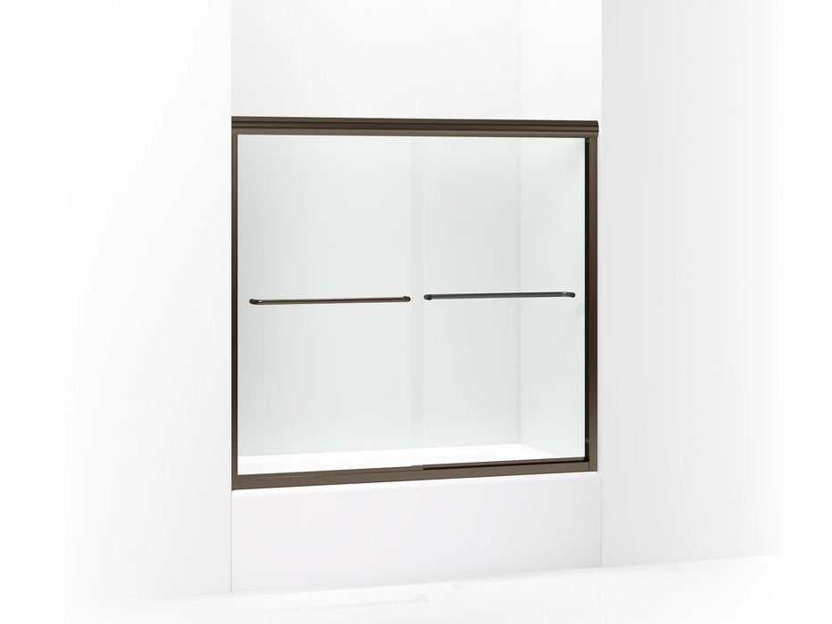 Sterling 5425-57 Finesse Frameless Sliding Bath Door, 55-1/2" H x 52 -