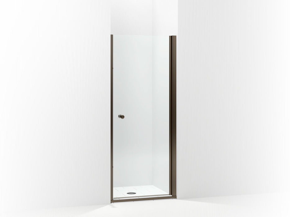 Sterling 5690-30 Finesse Headerless Frameless Pivot Shower Door 30" Max Opening x 67" H, Deep Bronze