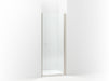 Sterling 5690-33 Finesse Headerless Frameless Pivot Shower Door 33" Max Opening x 67" H, Nickel