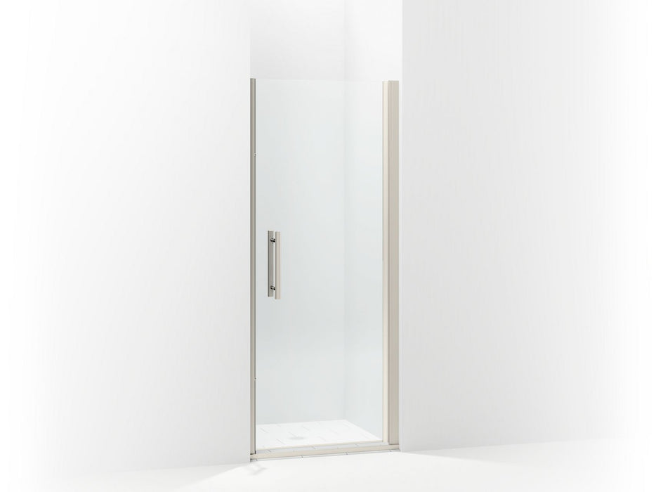 Sterling 5699-34 Finesse Peak Headerless Frameless Pivot Shower Door 34-1/2" Max Opening x 67" H, Nickel