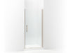 Sterling 5699-36 Finesse Peak Headerless Frameless Pivot Shower Door 36" Max Opening x 67" H, Nickel