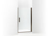 Sterling 5699-42 Finesse Peak Headerless Frameless Pivot Shower Door 42" Max Opening x 67" H, Deep Bronze