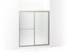 Sterling 572113-G10 Deluxe 65-1/2" H Sliding Shower Door with 1/8"-thi