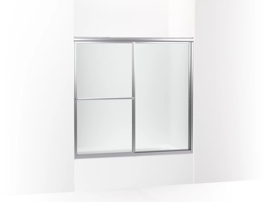 Sterling 572117-3G06 Deluxe 56-1/4" H Sliding Bath Door with 1/8"-thic
