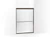 Sterling 572124-G05 Finesse 65-1/2" H Sliding Shower Door with 1/4"-th