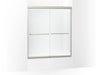 Sterling 572125-G05 Finesse 65-1/2" H Sliding Shower Door with 1/4"-th