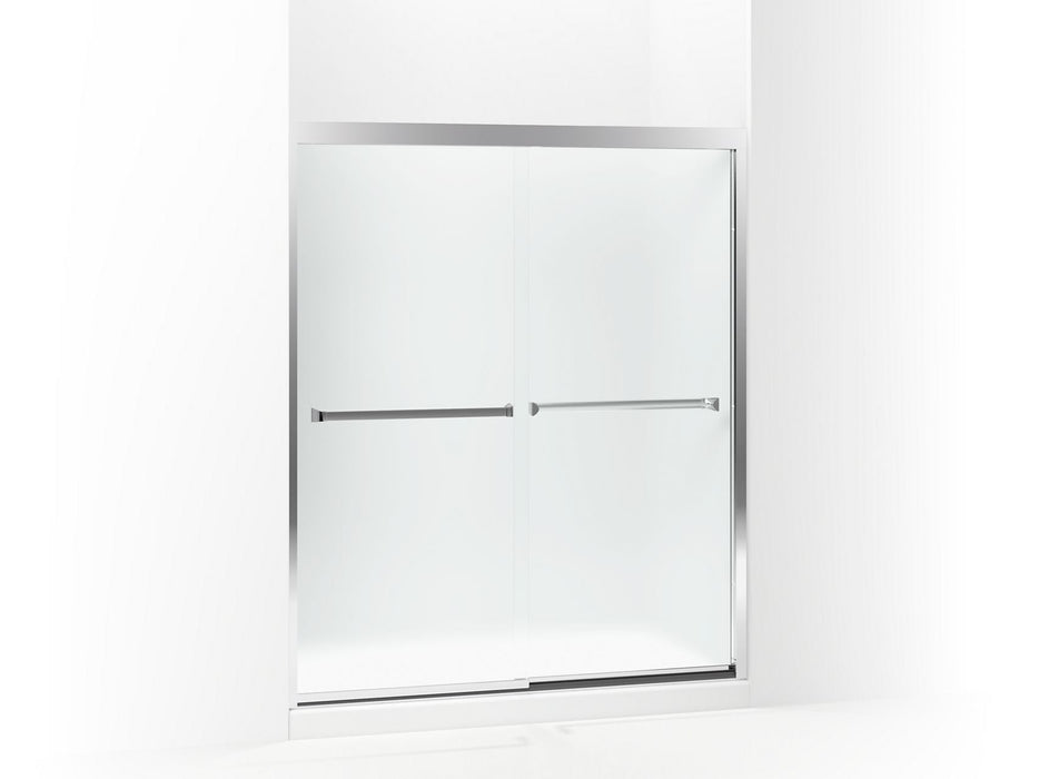 Sterling 581075-59 Meritor Frameless Sliding Shower Door 54-3/8"-59-3/8" x 69-11/16", Silver