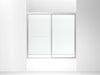 Sterling 5905-3G05 Deluxe Sliding Bath Door, 56-1/4" H x 54-3/8" - 59-