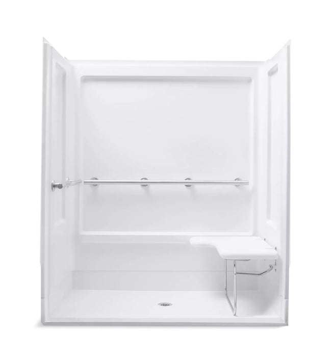 Sterling 62055115 OC-SS-39 39-3/8" Vikrell® Seated Shower End Wall Set