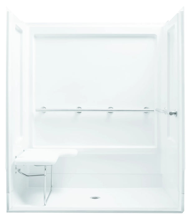Sterling 62055125 OC-SS-39 39-3/8" Vikrell® Seated Shower End Wall Set