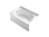 Sterling 71101112 Ensemble 60" x 36" Vikrell® Bath, Left Above-floor D