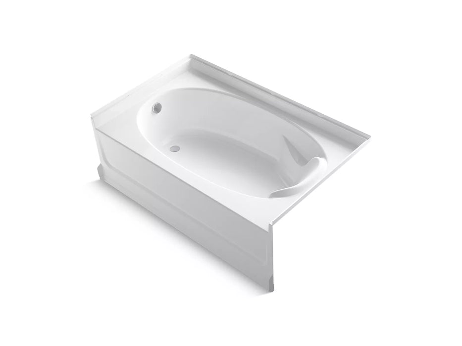 Sterling 71101112 Ensemble 60" x 36" Vikrell® Bath, Left Above-floor D