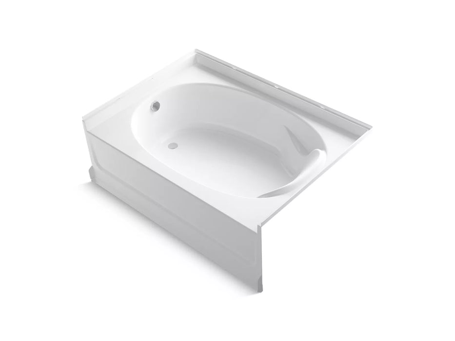 Sterling 71111112 Ensemble 60" x 42" Vikrell® Bath, Left Above-floor D