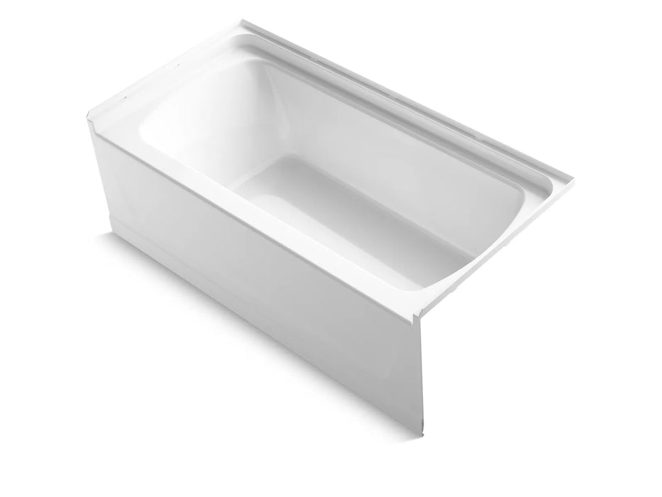 Sterling 71171122 Ensemble 60" x 30" Vikrell® Bath, Right Above-floor 