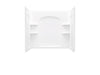 Sterling 71224106 Ensemble Curve 60" x 32" Vikrell®wall Set with Aging