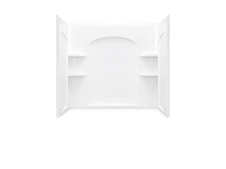 Sterling 71224106 Ensemble Curve 60" x 32" Vikrell®wall Set with Aging