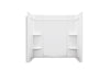 Sterling 71374106 Medley 60" x 30" Vikrell® Bath/shower Wall Set with 