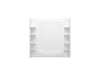 Sterling 71474106 STORE+ 60" x 30" Vikrell® Bath/shower Wall Set with 