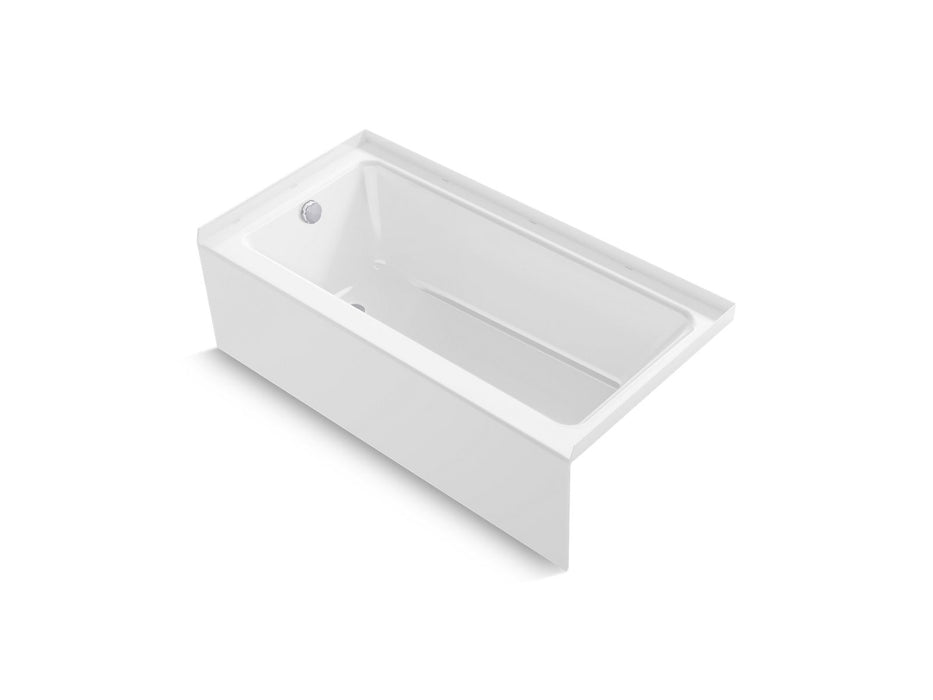 Sterling 71601110 Forum 60" x 30" Vikrell® Alcove Bath, Left Drain