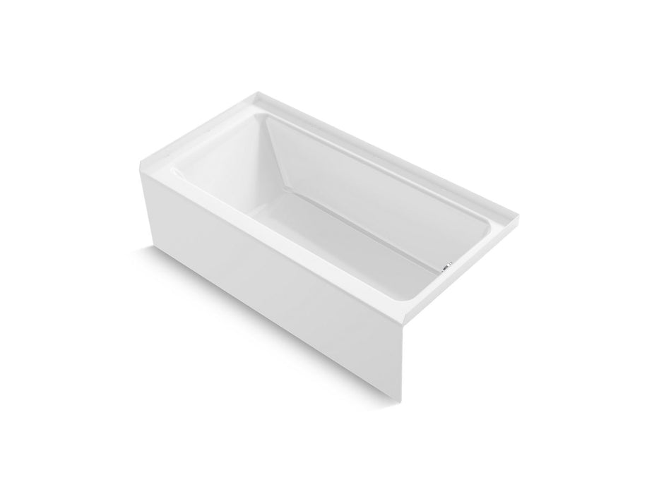 Sterling 71601120 Forum 60" x 30" Vikrell® Alcove Bath, Right Drain